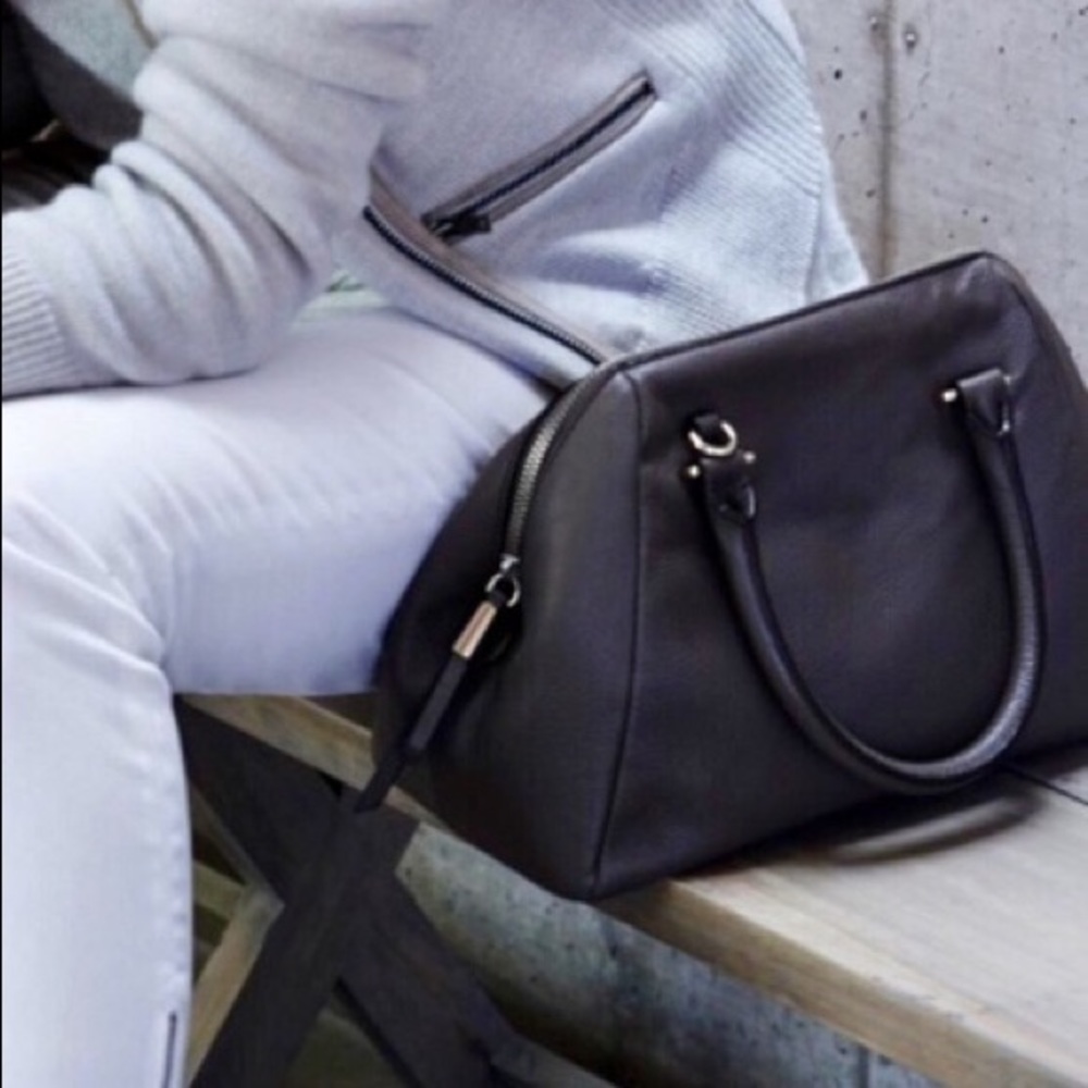 Banana Republic Black Leather Purse Bag